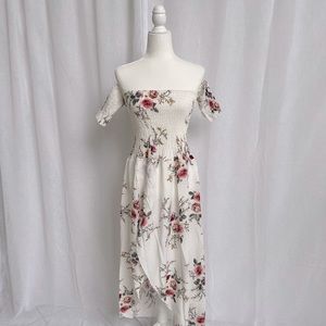 Floral boho dress - light and airy